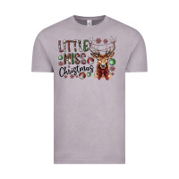 Vintage Zinc little miss christmas Vintage Tee - CowhideDigitalArt