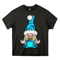 Asphalt winter gnome with gift Heavy Core Tee - BundleAndBundleShop