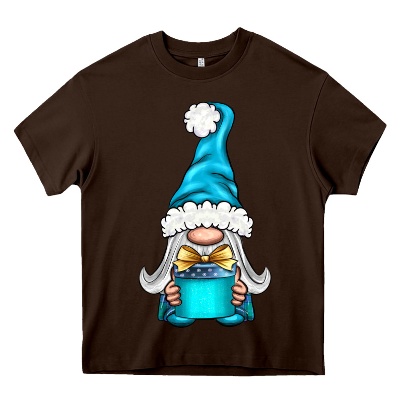 Winter Gnome With Gift Heavy Core Tee by BundleAndBundleShop | Teevron