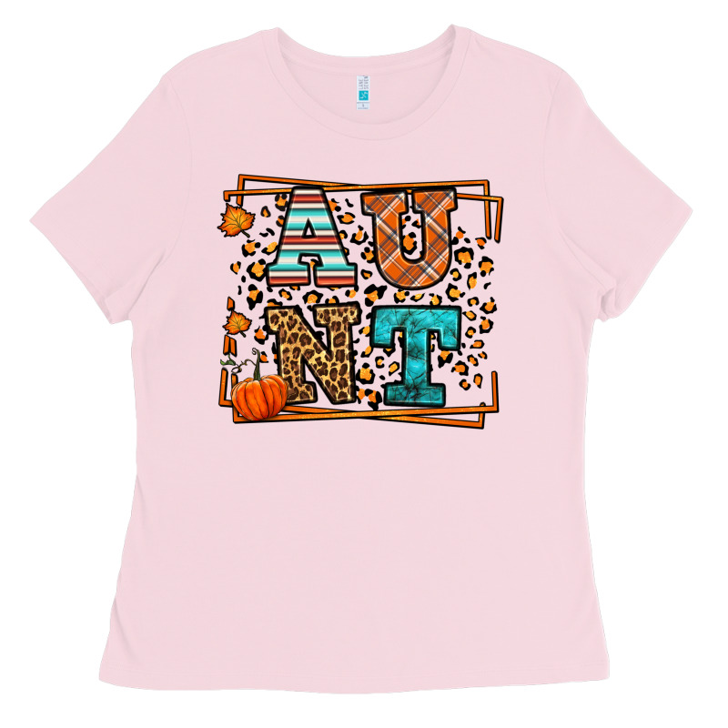 Autumn Leopard Aunt Ladies Tee by LillyAllenDesigns | Teevron