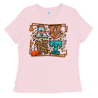 Bubblegum Pink Autumn Leopard Aunt Ladies Tee - LillyAllenDesigns