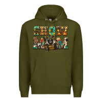 Army Green show mom suffolk sheep black sheep Premium Hoodie - BarkalooDesign