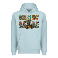 Blue Mist show mom suffolk sheep black sheep Premium Hoodie - BarkalooDesign