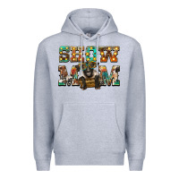Heather Grey show mom suffolk sheep black sheep Premium Hoodie - BarkalooDesign