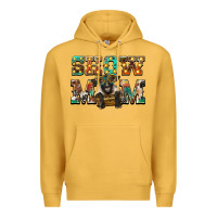 Mustard show mom suffolk sheep black sheep Premium Hoodie - BarkalooDesign
