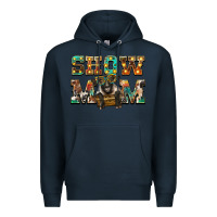 Navy show mom suffolk sheep black sheep Premium Hoodie - BarkalooDesign