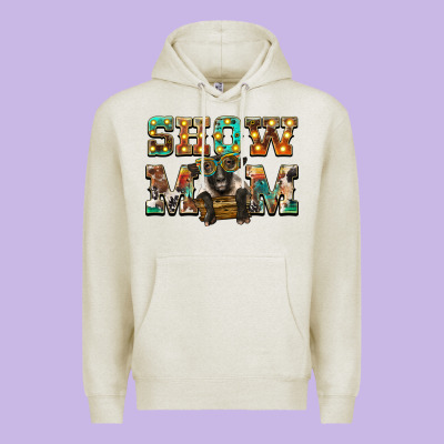 Show Mom Suffolk Sheep Black Sheep Premium Hoodie Designed By Barkaloodesign