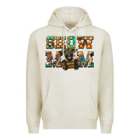 Oatmeal Heather show mom suffolk sheep black sheep Premium Hoodie - BarkalooDesign