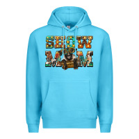 Ocean Blue show mom suffolk sheep black sheep Premium Hoodie - BarkalooDesign