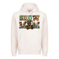 Pale Pink show mom suffolk sheep black sheep Premium Hoodie - BarkalooDesign