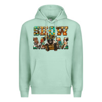 Seafoam show mom suffolk sheep black sheep Premium Hoodie - BarkalooDesign