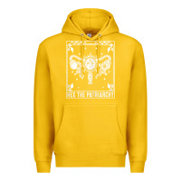 Lemon womens hex the patriarchy uterus tarot card halloween feminist t shirt Premium Hoodie - maiPhamDesign