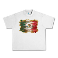 Mexican Flag With Leopard Urban Heavy Tee | Teevron