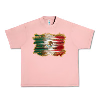 Salmon mexican flag with leopard Urban Heavy Tee - RanaPortraitStore