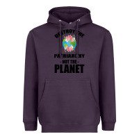 Plum Destroy the patriarchy not the planet Heavyweight Hoodie - Bettercallsaul