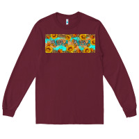 Burgundy Welcome Fall Long Sleeve Tee - Artiststas