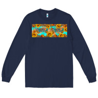 Navy Welcome Fall Long Sleeve Tee - Artiststas
