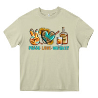 Mossy Peace Love Whiskey Heavy Core Tee - BundleAndBundleShop