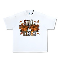 White fall vibes Urban Heavy Tee - SublimationCraftShop