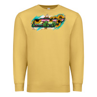 Antique Gold Tennessee Map Sunflower Cactus Serape Premium Sweatshirt - RanaPortraitStore