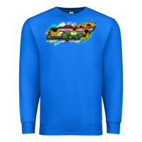 True Royal Tennessee Map Sunflower Cactus Serape Premium Sweatshirt - RanaPortraitStore