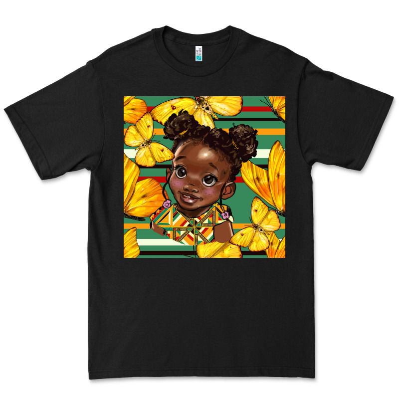 Juneteenth Afro Girl Seamless Pattern Premium Tee by BundleAndBundleShop | Teevron