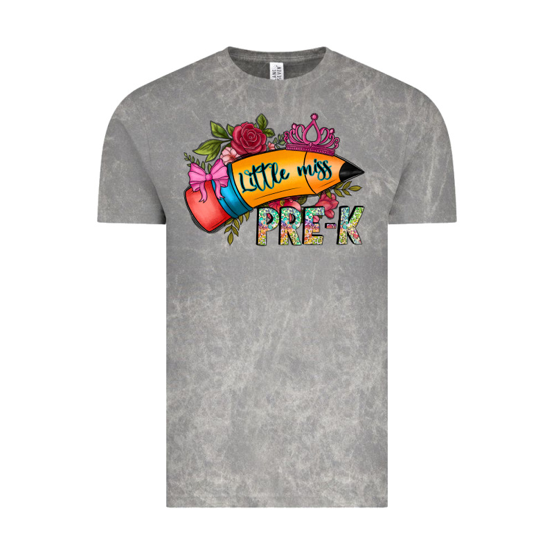 Little Miss Prek Vintage Tee by CowhideDigitalArt | Teevron