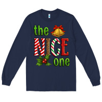Navy The Nice One Long Sleeve Tee - Artiststas