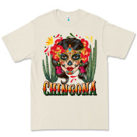 Bone chingona sugar skull Premium Tee - BundleAndBundleShop