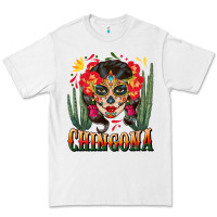 White chingona sugar skull Premium Tee - BundleAndBundleShop