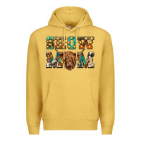 Antique Gold show mom scottish cattle Premium Hoodie - BarkalooDesign