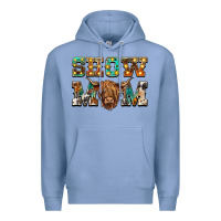 Colony Blue show mom scottish cattle Premium Hoodie - BarkalooDesign