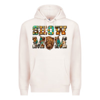 Pale Pink show mom scottish cattle Premium Hoodie - BarkalooDesign