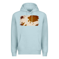 Blue Mist Cowhide Lightbrown Premium Hoodie - Jasminsmagicworld