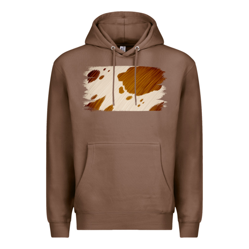 Cowhide Lightbrown Premium Hoodie by Jasminsmagicworld | Teevron