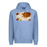 Colony Blue Cowhide Lightbrown Premium Hoodie - Jasminsmagicworld