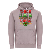 Vintage Zinc thick thighs christmas vibes Vintage Hoodie - BarkalooDesign