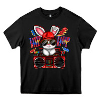 Black hip hop Heavy Core Tee - FaDigitalArtStudio
