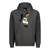 Charcoal Heather day gift for cartoon goofy character Premium Hoodie - maiPhamDesign