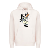 Pale Pink day gift for cartoon goofy character Premium Hoodie - maiPhamDesign