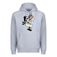 Heather Grey day gift for cartoon goofy character Premium Hoodie - maiPhamDesign
