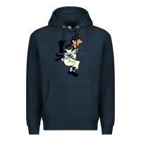 Navy day gift for cartoon goofy character Premium Hoodie - maiPhamDesign