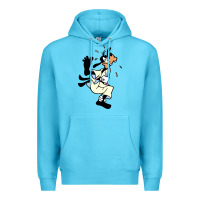 Ocean Blue day gift for cartoon goofy character Premium Hoodie - maiPhamDesign