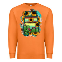 Carrot Alabama Map Sunflower Cactus Serape Premium Sweatshirt - RanaPortraitStore