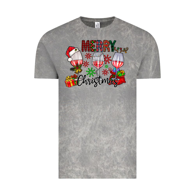 Merry Christmas Vintage Tee by CowhideDigitalArt | Teevron