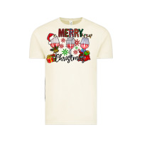 Vintage Arctic Merry Christmas Vintage Tee - CowhideDigitalArt