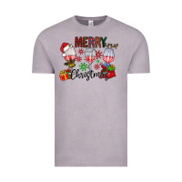 Vintage Zinc Merry Christmas Vintage Tee - CowhideDigitalArt