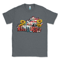 Charcoal Heather Kentucky 4th of July Classic Tee - FaDigitalArtStudio
