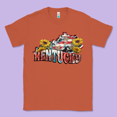 Kentucky 4th Of July Classic Tee Designed By Fadigitalartstudio