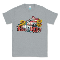Heather Grey Kentucky 4th of July Classic Tee - FaDigitalArtStudio